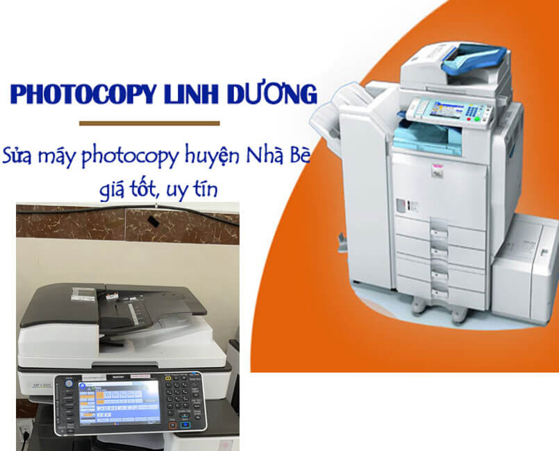 Sửa máy photocopy tại huyện Nhà Bè có bảo hành