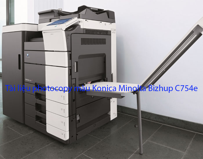 Tài liệu hướng dẫn sửa máy photocopy màu Konica Bizhup C754e