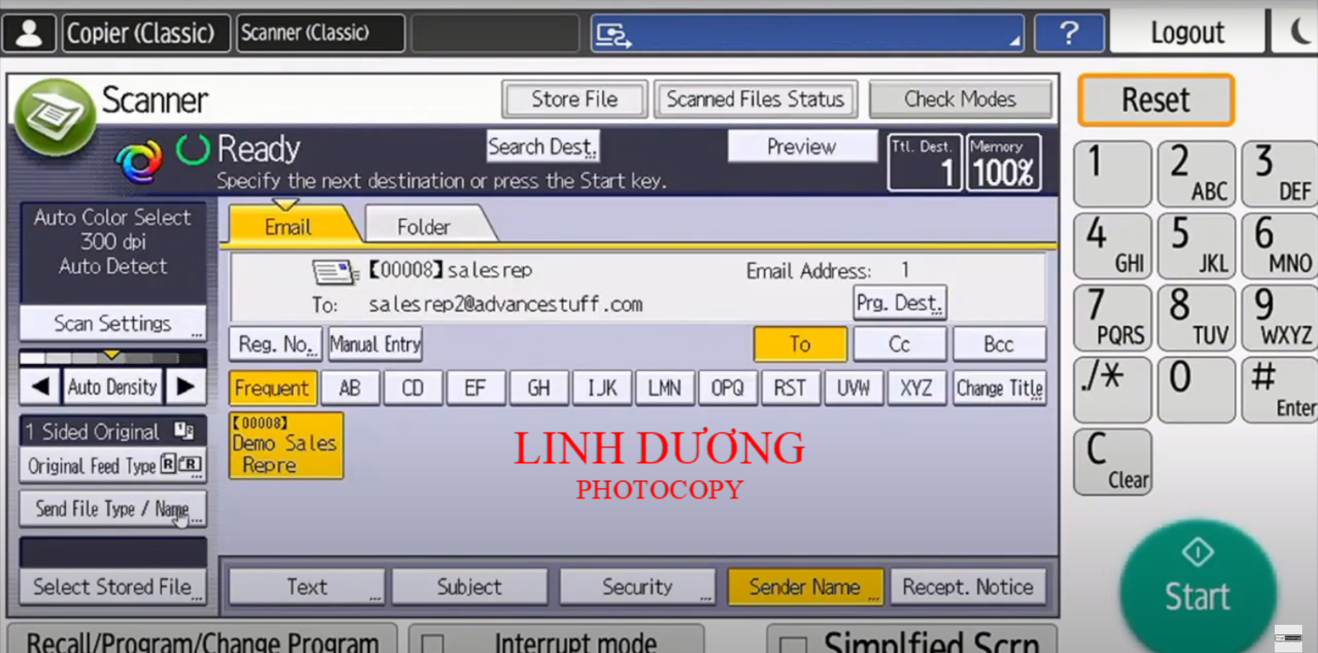 Cách scan CMND 2 mặt trên 1 trang bằng máy photocopy Ricoh và Toshiba