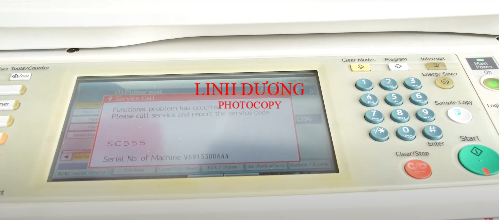 3 bước khắc phục lỗi SC 555 trên máy photocopy Ricoh