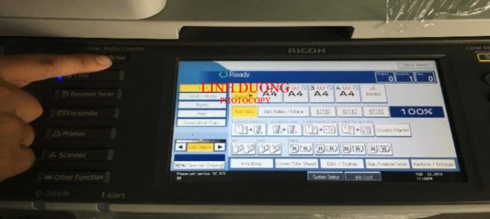 Cách đọc số counter máy photocopy Ricoh